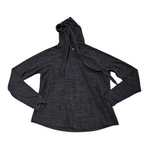 Dip Medium Gray Long Sleeve Pullover Hooded Sweater